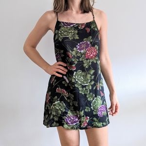 1990’s Floral Racerback Slip Dress